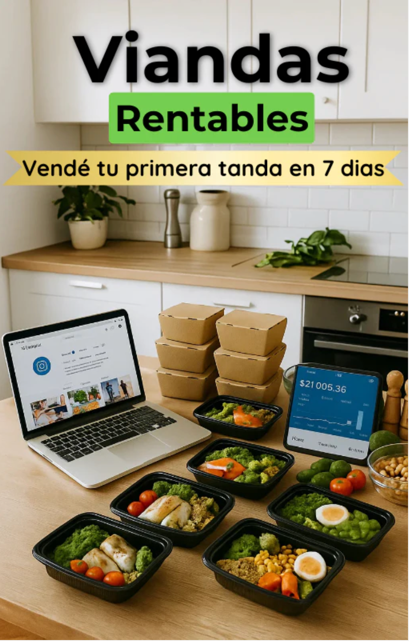 🍲 Viandas Rentables + KitPro + 8 BONOS EXCLUSIVOS!
