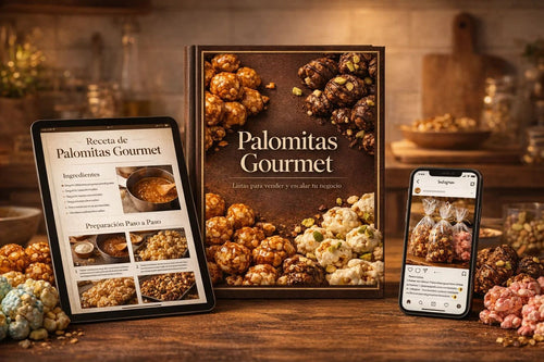 Palomitas Gourmet + de REGALO 7 BONOS EXCLUSIVOS 🎁
